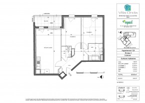Plan de vente appartement T3 Nantes